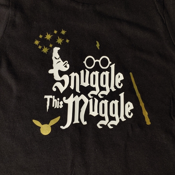 Snuggle This Muggle Harry Potter Baby T Shirt - Picture 2 of 3